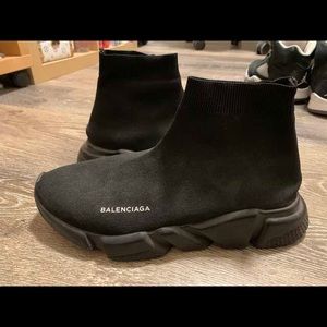 Balenciaga Speed Trainers (Black/Black) Size 10